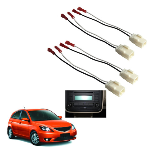 Car Speaker Wiring Harness Adapter for Front Tweeter Replacement PlugandPlay Secure Connection 1