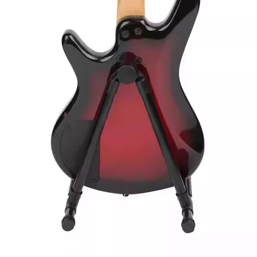 Foldable Guitar Stand Black Vertical SpaceSaving Stable Support for Acoustic and Electric Guitars 2