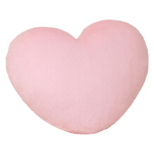 Heart Shaped Throw Pillow Pink Cushion for Chair and Bed Romantic Decor Gift Ready