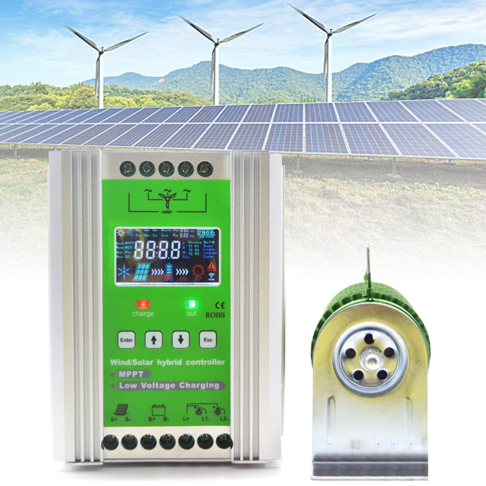 48V 6000W Solar Charge Controller Mppt Boost For Wind Solar Hybrid Off Grid Power System With Dump Load 9045646503714