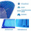 Blue Solar Pool Cover 2x5 Meter Rectangular Swimming Pool Protector, Dustproof Outdoor Design 3