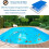 Blue Solar Pool Cover 2x5 Meter Rectangular Swimming Pool Protector, Dustproof Outdoor Design 4