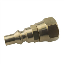 Propane Quick Connect Adapter 1/4 Inch Male to 3/8 Inch Female for Low Pressure RV Grill Easy Setup