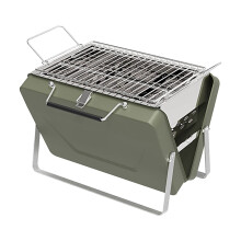 Portable Charcoal Grill Folding BBQ Stove for Outdoor Camping Picnic, Heat Resistant Compact Design