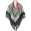 Comfortable Lightweight Polyester Shawl With Floral Print-Red 5