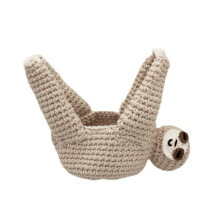 Hanging Sloth Plant Holder Handmade Crochet Sloth Planter for Indoor Plants Cute Home Decor Gift