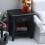 1:12 Scale Miniature Black Nightstand Modern Dollhouses 6