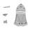 8 String Mandolin Tailpiece Replacement, Durable Metal Design with Screws, Easy Installation 5