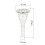 Silver Plated Tuba Mouthpiece Replacement, Durable Brass Construction, Comfortable Rim, Vacuum Packed 2