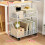 Rolling File Cabinet Under Desk MultiLayer Office Storage Organizer with Wheels Modern Minimal Design 2