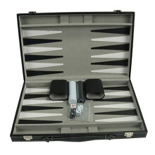 Backgammon-Set - Klassiska 14,75 Tums Backgammon-Set för Vuxna BräDspel för Antikt Backgammon-Set Familjespelset