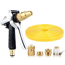 20m Expandable Garden Hose with Spray Nozzle, AntiLeak Leakproof Hose Pipe with Adjustable Spray and Soft Grip