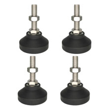 Adjustable Leveling Feet for Workbench, Precise Leveling Adjustment with Floor Safe Grip Base