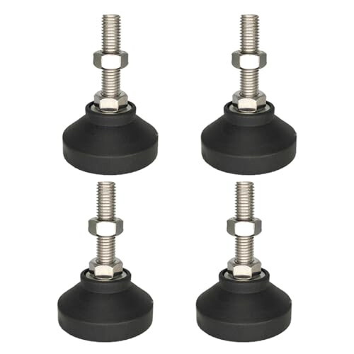 Adjustable Leveling Feet for Workbench, Precise Leveling Adjustment with Floor Safe Grip Base