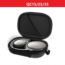 Estojo de armazenamento protetor compatível com fones de ouvido QC20, QC25, QC30, QC35 e QC45. Estojo rígido de transporte em EVA.