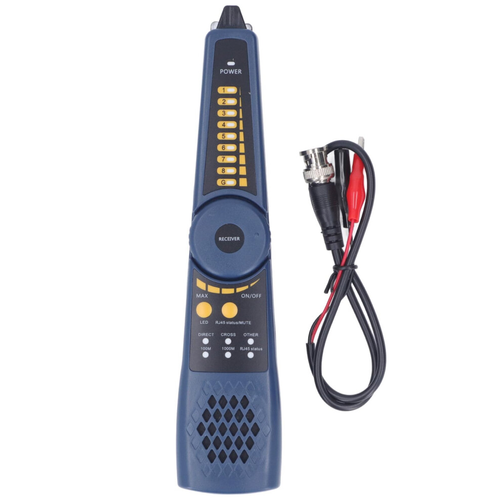 Network Cable Tester With Low Noise Detection, Fast Cable Identification, Poe Power Check, Compact Design 9045646517049
