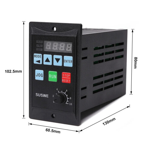 220V 0.75KW Single Phase Frequency Converter RS485 Motor Speed Controller 750W  Efficiency 1