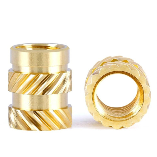 M4 Brass Threaded Inserts for 3D Printing Plastic Parts, Heat Set Insert Nuts 50pcs, Durable Metal Threading
