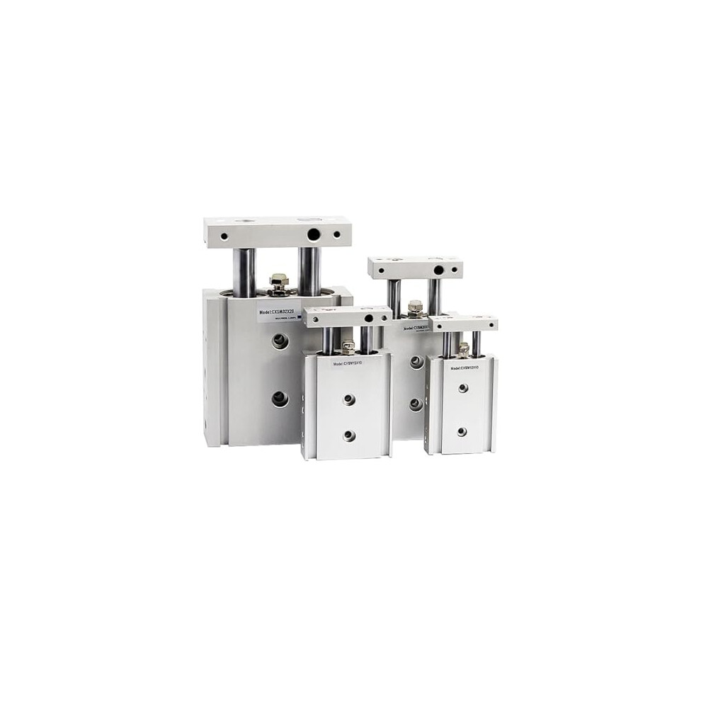 Dual Rod Pneumatic Cylinder 150Mm Stroke Double Axis Design For Stable Linear Motion 9351714727044