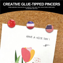 Push Pins National Flag Thumb Tacks Country Map Push Pins for Bulletin Board, Map, Office
