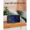 (Blue Digit) 25-26 Projection Alarm Clock, Digital Clock With 180 Rotatable Projector, 3-level Brightness Dimmer 5