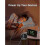 (S-green Digit) 25-26 Projection Alarm Clock, Digital Clock With 180 Rotatable Projector, 3-level Brightness Dimmer 4