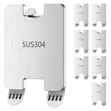 Adhesive Picture Hooks for Frames No Drill Stainless Steel Reusable Holds Up to 6lbs Pack of 8