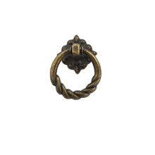 Retro Bronze Cabinet Handles and Drawer Knobs 10 Pack Chinese Style Design Easy Screw Installation