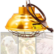 Poultry Heat Lamp 200W400W with Adjustable Heat Output, Energy Saving Chicken Coop Heater for Chicks and Puppies