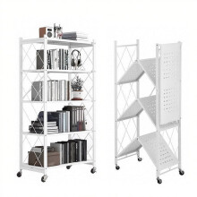 Bibliotheek - SEVENCOMFORT - 4 Niveaus - Metaal - 163 cm - Moderne Wit