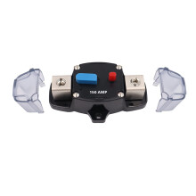 Car Fuse Holder 1248V 80A AGU Style for Car Amplifier, Automatic Reset Automotive Circuit Breaker