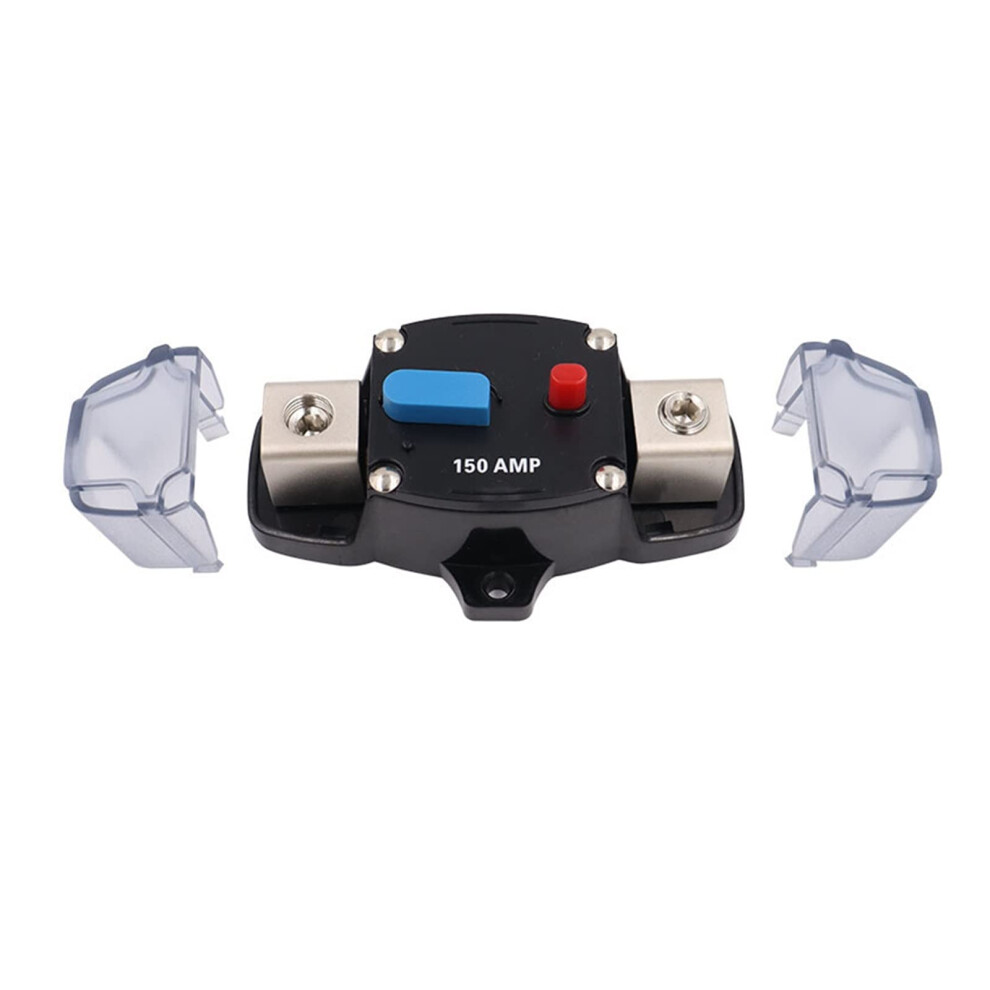 150A Circuit Breaker With Car Audio Fuse Holder, Dc 1248V Automatic Reset, Reliable Overcurrent Protection 9351714727365