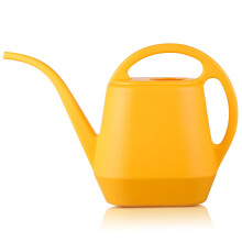 Large Capacity Watering Can for Houseplants and Gardens, Gentle Even Flow, Ergonomic Handle, Bright Orange Design