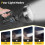 Flashlight 200000 Lumens Rechargeable, 200000 Lumen Flashlight, Brightest Flashlight, Worlds Brightest Flashlight, Flashlight 200000 Lumens (Large) 3