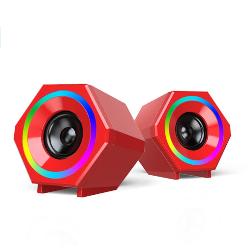 Computer Speakers with Clear Stereo Sound, USB Powered Wired Subwoofer, Compact Desktop Design 2