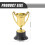 Weis10 stk. dekorative trofeer, kopper, multifunksjonelle plasttroféer 2