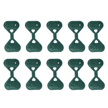 10pcs Shade Cloth Clips for Greenhouse and Garden, Heavy Duty Weather‑Resistant Film Fasteners