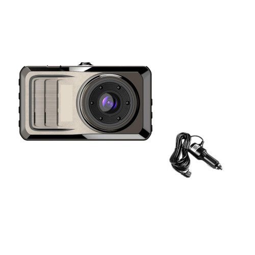 4K Car Dash Cam with Night Vision and GPS, Front and Rear Car DVR Camera 32G, Auto Start Function