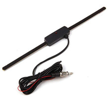 Universal Car Radio Antenna Amplifier Booster, Enhanced Signal Reception, 12V Plug and Play Design