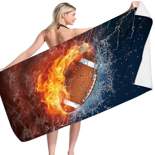 Microvezel strandhanddoek, zacht, sneldrogend, 30x60 inch 2