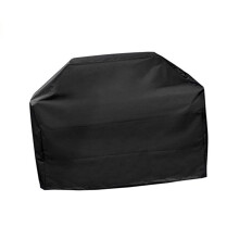 BBQ Grill Cover Waterproof Heavy Duty Oxford Outdoor Protection for Barbecue Smoker 80x66x100cm Black