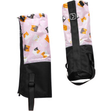 Waterproof Kids Leg Gaiters with Adjustable Fit and Cute Cat Design for Hiking and Outdoor Use