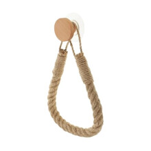 Rustic Rope Toilet Paper Holder for Bathroom Wall Mounted Farmhouse Decor Fits Standard Rolls