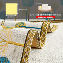 (White, Armrest 71.12cm*71.12cm) 1pc Bohemian Chenille Sofa Slipcover/Pillowcase, Non-Slip Sofa Covers, Washable Couch Covers, Sofa Pet