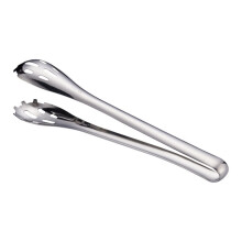 Mini Stainless Steel Food Tongs Heat Resistant Lightweight Hollow Design for Cooking Salad Bread