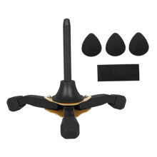 Foldable Metal Flute and Clarinet Stand, MultiInstrument Holder for Oboe Saxophone and Home Use