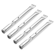 Grill Burner Tubes 4 Pack Stainless Steel Replacement 14 7/16 Inch for Charbroil 463436215 Restore Grill Performance