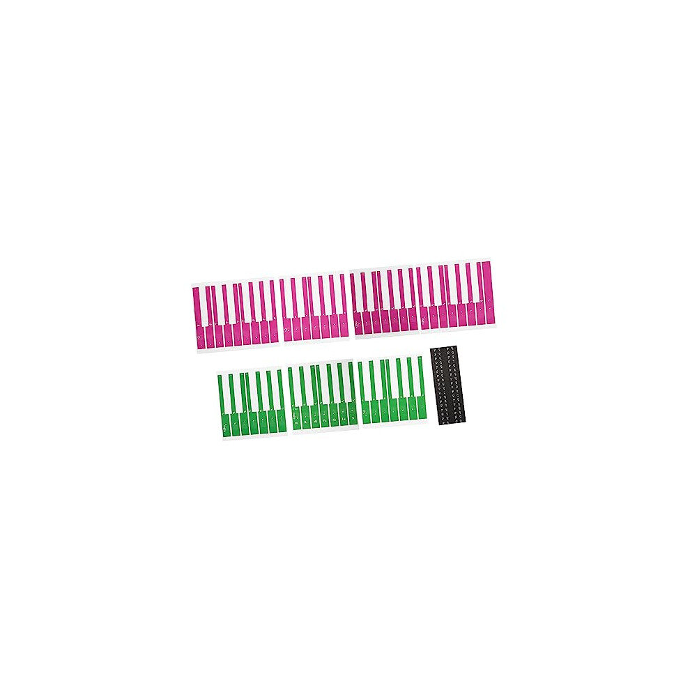 Colorcoded Piano Keyboard Stickers For Beginners With Clear Note Identification And Durable Design 9351714730570