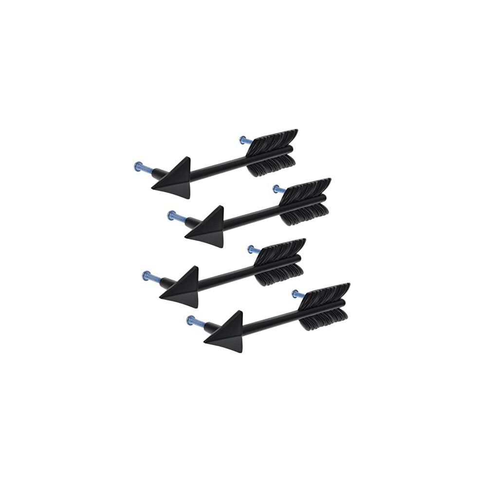 4Pcs Arrow Shaped Cabinet Handles Easy Install Modern Drawer Pulls For Wardrobe Closet Furniture 9045646521176