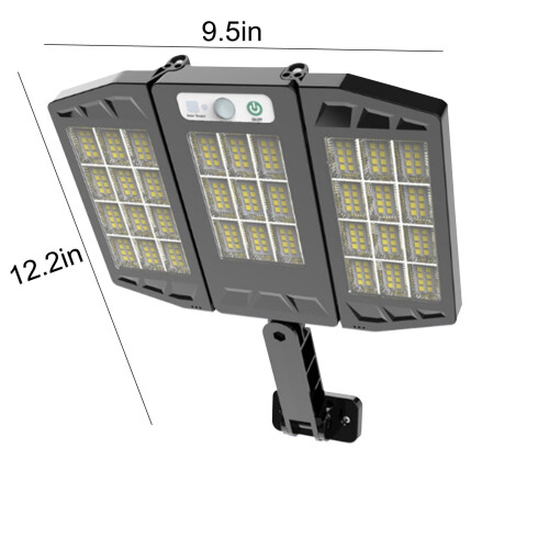 Capino Solar Straatlantaarn Buiten Bewegingssensor Schemering tot 2